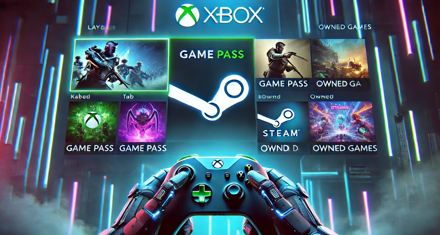 Steam UI Xbox